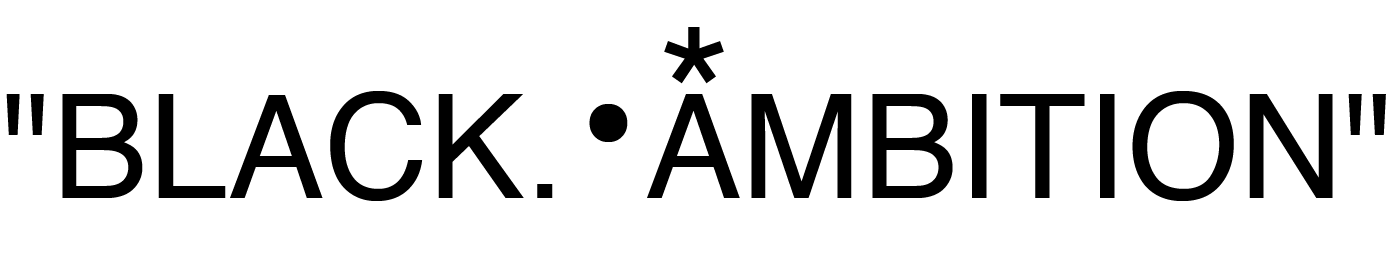 Black Ambition Logo