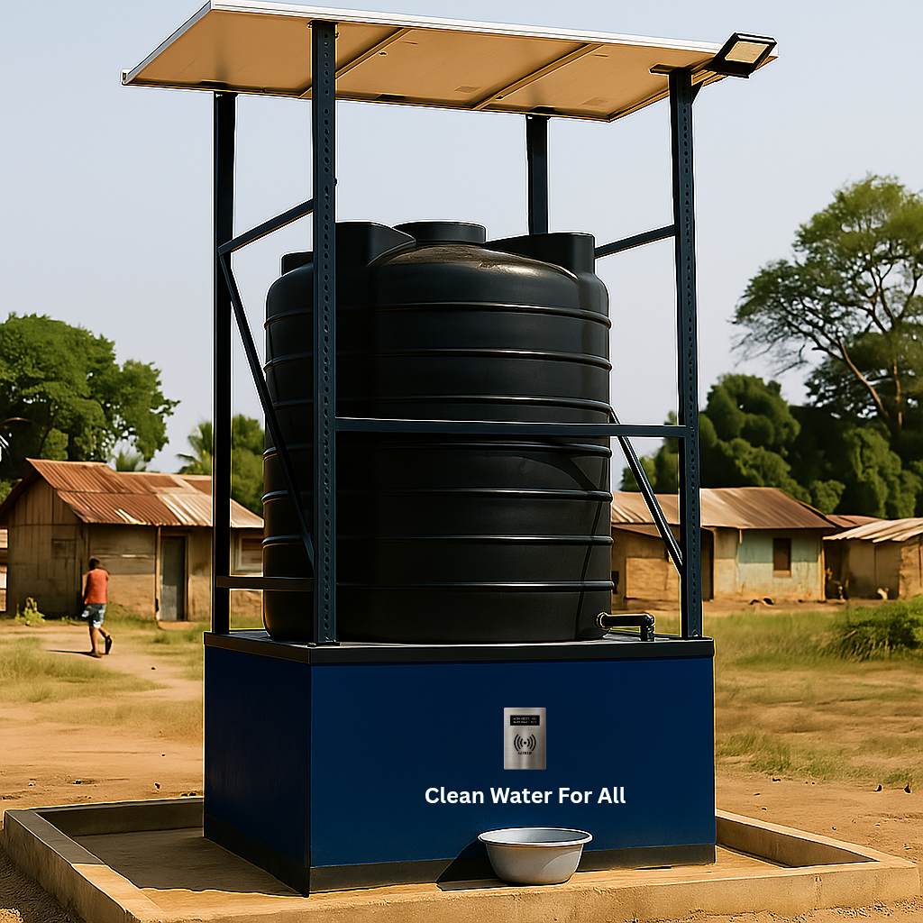 SafeSip WaterBank installed as a community water hub