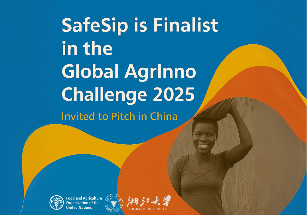 SafeSip Selected as Top 10 Finalist in Global AgriInno Challenge 2025