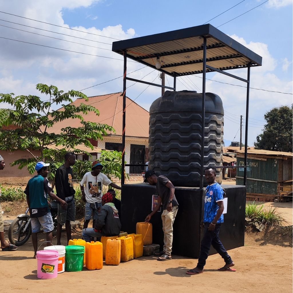 SafeSip WaterBank installed in a community