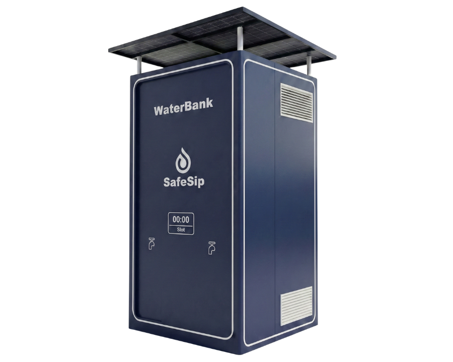 SafeSip WaterBank installed in a community